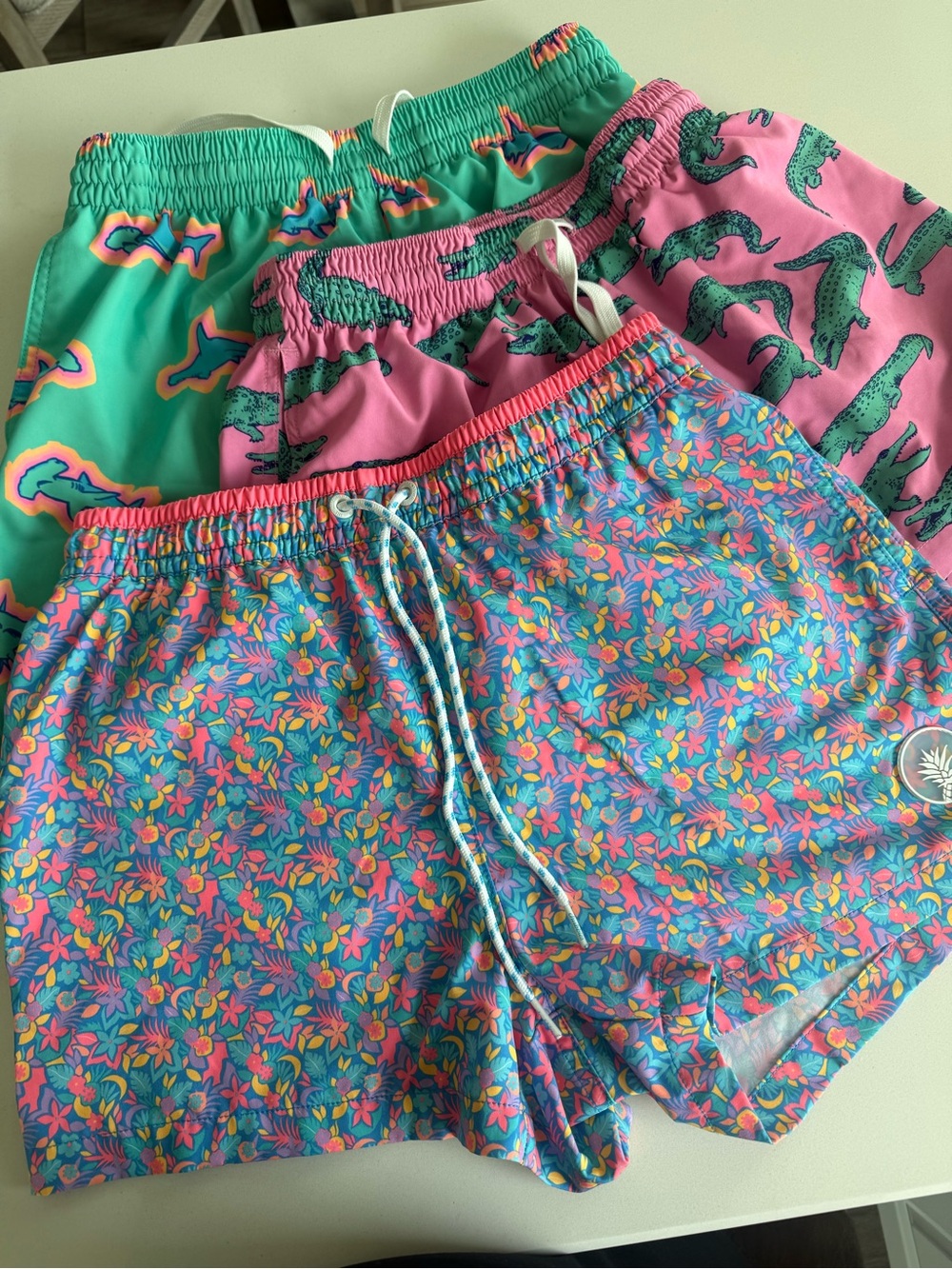 3 Chubbies swim trunks